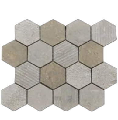 Geometric mosaic pattern swatch