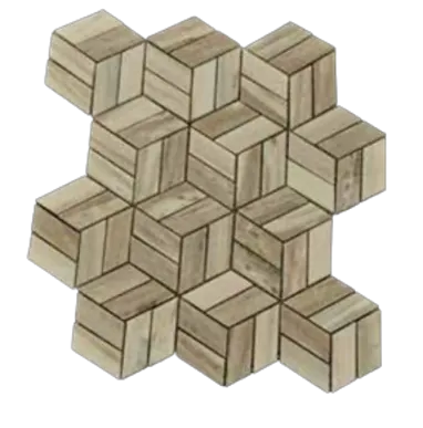 Geometric mosaic pattern swatch