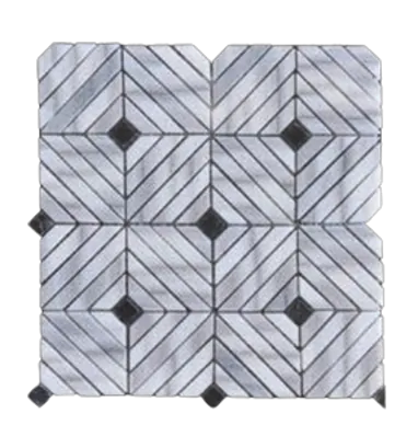 Geometric mosaic pattern swatch