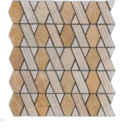 Geometric mosaic pattern swatch