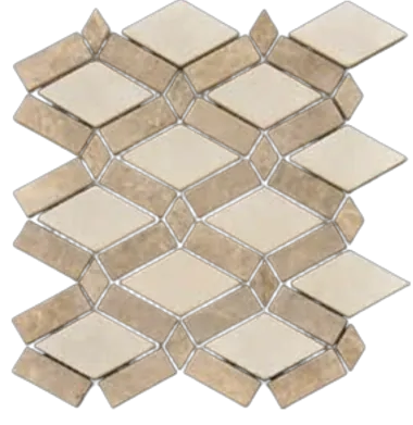 Geometric mosaic pattern swatch